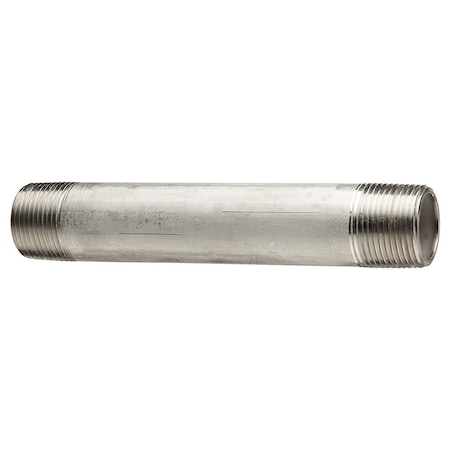 2 X 4 Inch Stainless Steel Nipple, Bulk